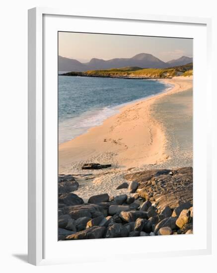 Sunset on Borve Beach, Isle of Harris, Hebrides, Scotland, UK-Nadia Isakova-Framed Photographic Print