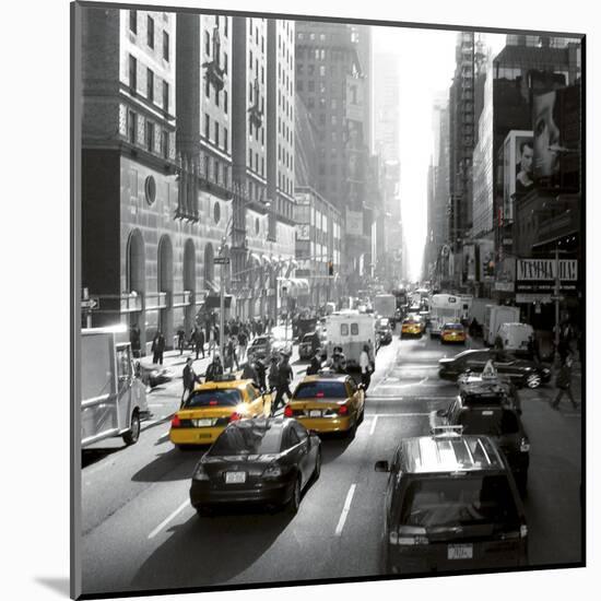 Sunset on Broadway, New York-Dominique Obadia-Mounted Art Print