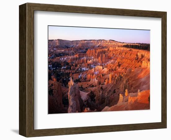 Sunset on Bryce Canyon, Utah, USA-Janis Miglavs-Framed Photographic Print