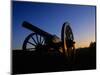 Sunset on Cannon in Manassas Battlefield Park, Prince William County, Virginia, USA-Kenneth Garrett-Mounted Photographic Print