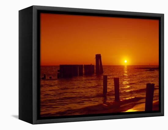 Sunset on Chesapeake Bay-Carol Highsmith-Framed Stretched Canvas