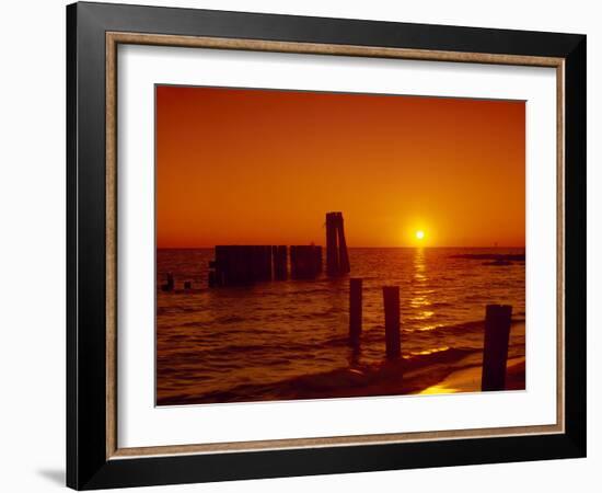 Sunset on Chesapeake Bay-Carol Highsmith-Framed Photo