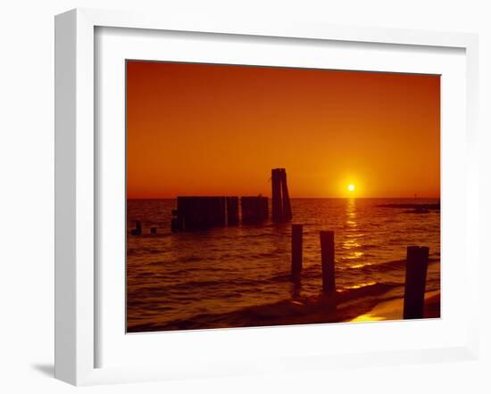 Sunset on Chesapeake Bay-Carol Highsmith-Framed Photo