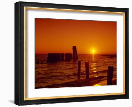 Sunset on Chesapeake Bay-Carol Highsmith-Framed Photo