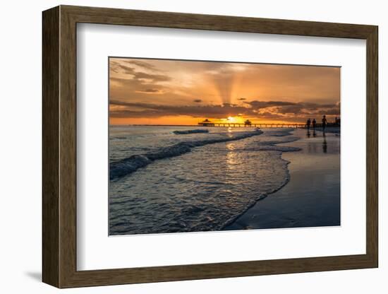 Sunset on Fort Myers Beach-derejeb-Framed Photographic Print