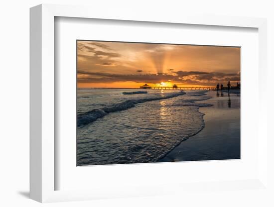 Sunset on Fort Myers Beach-derejeb-Framed Photographic Print