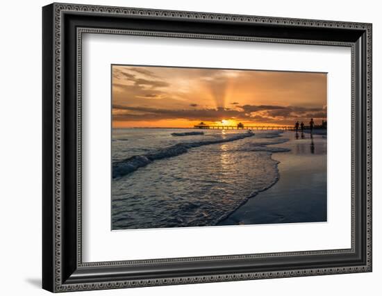 Sunset on Fort Myers Beach-derejeb-Framed Photographic Print