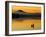 Sunset on Lake Quinault, Olympic National Park, Washington, USA-Trish Drury-Framed Photographic Print