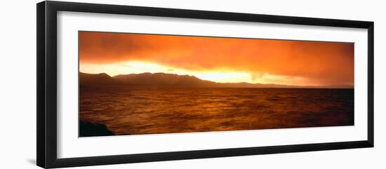 Sunset on Lake Tahoe, California-null-Framed Photographic Print