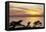 Sunset on Ocean, La Jolla, California, USA-Jaynes Gallery-Framed Premier Image Canvas