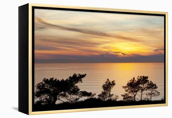 Sunset on Ocean, La Jolla, California, USA-Jaynes Gallery-Framed Premier Image Canvas