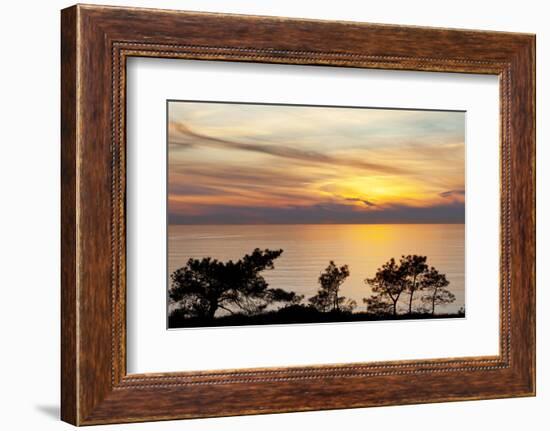 Sunset on Ocean, La Jolla, California, USA-Jaynes Gallery-Framed Photographic Print