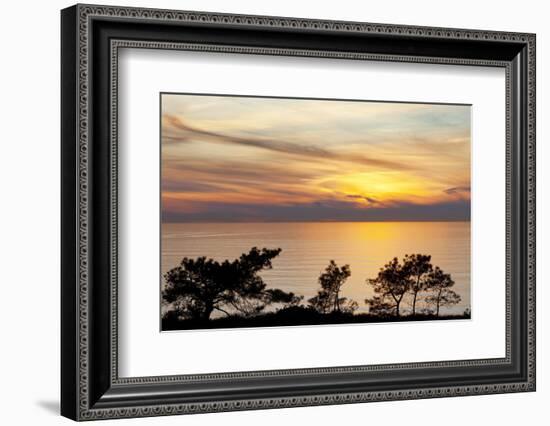 Sunset on Ocean, La Jolla, California, USA-Jaynes Gallery-Framed Photographic Print