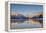 Sunset on Peaks Reflect Nto Lake Mcdonald in Glacier NP, Montana, Usa-Chuck Haney-Framed Premier Image Canvas