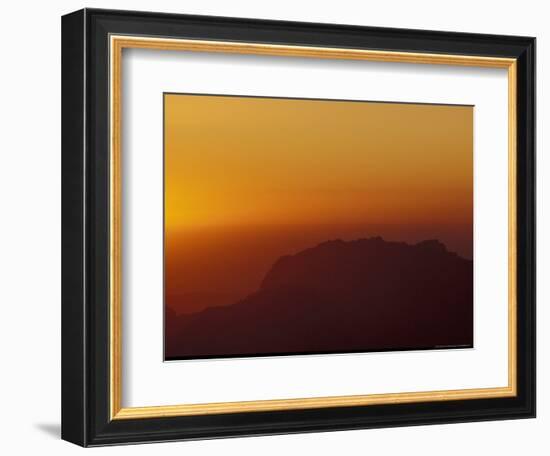 Sunset on Petra Valley, Jordan-Michele Molinari-Framed Photographic Print