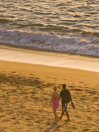 Sunset On Puerto Vallarta Beach Puerto Vallarta Jalisco Mexico North America Photographic Print Michael Defreitas Art Com