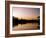 Sunset on Royal Lake, Yangon (Rangoon), Myanmar (Burma)-Upperhall-Framed Photographic Print