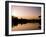 Sunset on Royal Lake, Yangon (Rangoon), Myanmar (Burma)-Upperhall-Framed Photographic Print