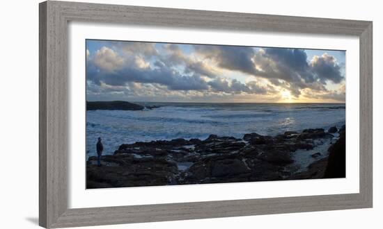 Sunset on Rugged California Coast-Anna Miller-Framed Photographic Print