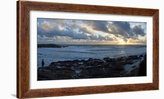 Sunset on Rugged California Coast-Anna Miller-Framed Photographic Print