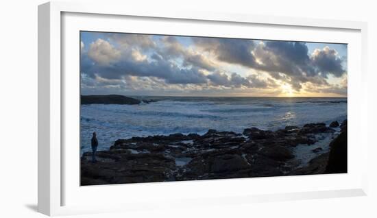 Sunset on Rugged California Coast-Anna Miller-Framed Photographic Print