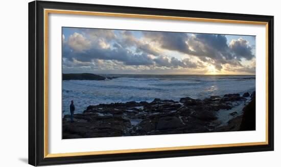 Sunset on Rugged California Coast-Anna Miller-Framed Photographic Print