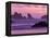 Sunset on Sea Stacks at Bandon Beach, Oregon, USA-Joe Restuccia III-Framed Premier Image Canvas