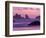 Sunset on Sea Stacks at Bandon Beach, Oregon, USA-Joe Restuccia III-Framed Photographic Print