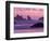 Sunset on Sea Stacks at Bandon Beach, Oregon, USA-Joe Restuccia III-Framed Photographic Print