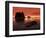 Sunset on Sea Stacks of Second Beach, Olympic National Park, Washington, USA-Jerry Ginsberg-Framed Photographic Print