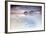 Sunset on Skagsanden Beach Surrounded by Snow Covered Mountains Reflected in the Cold Sea-Roberto Moiola-Framed Photographic Print