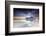 Sunset on Skagsanden Beach Surrounded by Snow Covered Mountains Reflected in the Cold Sea-Roberto Moiola-Framed Photographic Print