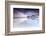 Sunset on Skagsanden Beach Surrounded by Snow Covered Mountains Reflected in the Cold Sea-Roberto Moiola-Framed Photographic Print