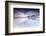 Sunset on Skagsanden Beach Surrounded by Snow Covered Mountains Reflected in the Cold Sea-Roberto Moiola-Framed Photographic Print