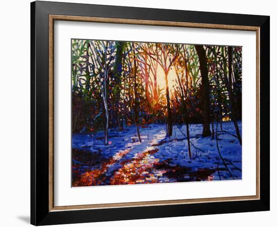 Sunset on Snow, 2010-Helen White-Framed Giclee Print