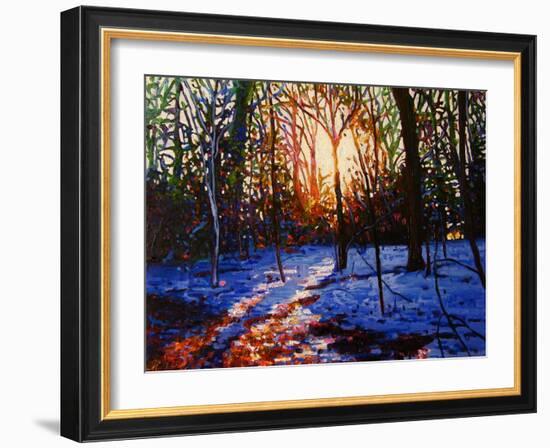 Sunset on Snow, 2010-Helen White-Framed Giclee Print