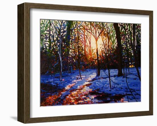 Sunset on snow, 2010,-Helen White-Framed Giclee Print