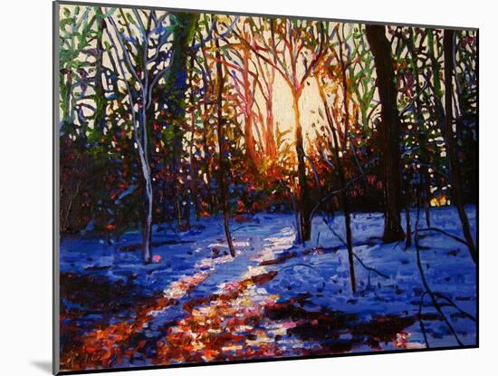 Sunset on snow, 2010,-Helen White-Mounted Giclee Print