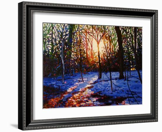 Sunset on snow, 2010,-Helen White-Framed Giclee Print