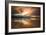 Sunset on the Beach at Bamburgh, Northumberland England UK-Tracey Whitefoot-Framed Photographic Print