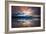 Sunset on the Beach at Bamburgh, Northumberland England UK-Tracey Whitefoot-Framed Photographic Print