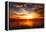 Sunset on the Beach with Beautiful Sky-Songchai W-Framed Premier Image Canvas