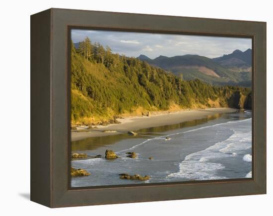 Sunset on the Beach-Sergio Ballivian-Framed Premier Image Canvas