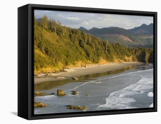 Sunset on the Beach-Sergio Ballivian-Framed Premier Image Canvas