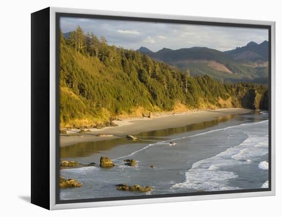 Sunset on the Beach-Sergio Ballivian-Framed Premier Image Canvas