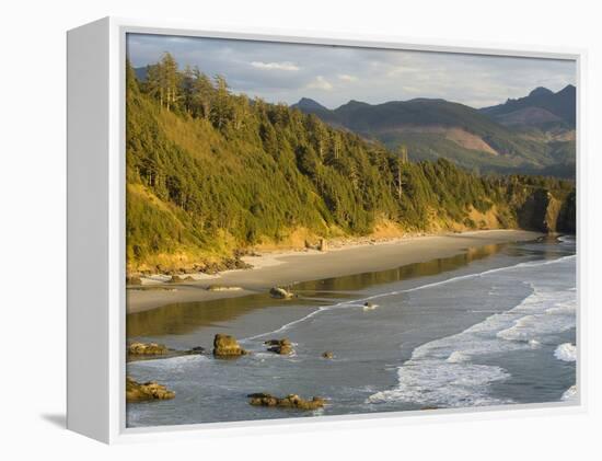 Sunset on the Beach-Sergio Ballivian-Framed Premier Image Canvas