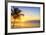 Sunset on the Beach-vent du sud-Framed Premium Photographic Print