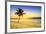 Sunset on the Beach-vent du sud-Framed Photographic Print