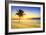 Sunset on the Beach-vent du sud-Framed Photographic Print