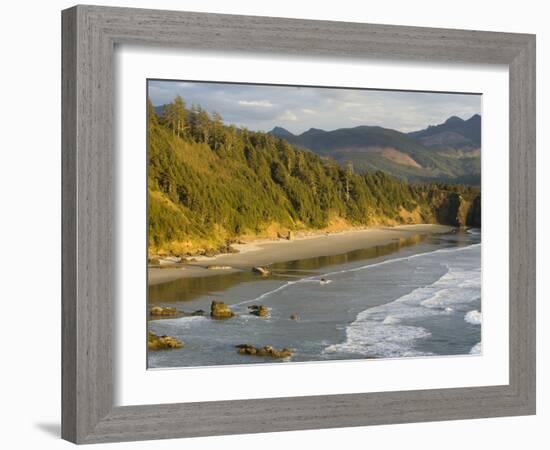 Sunset on the Beach-Sergio Ballivian-Framed Photographic Print